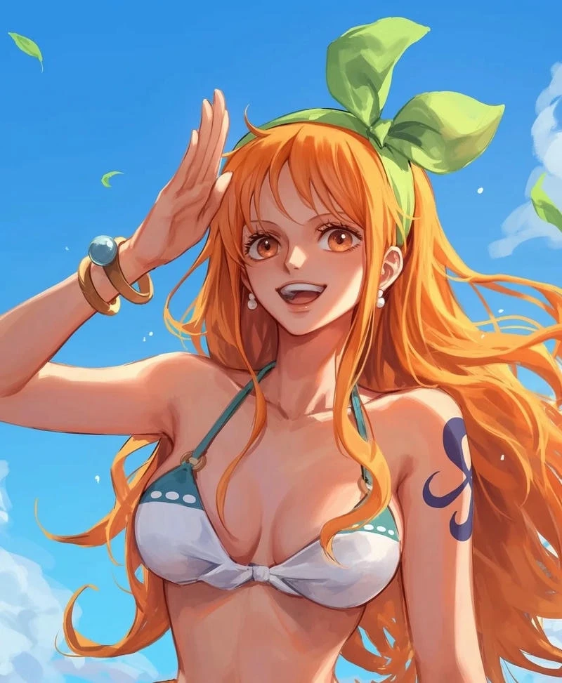 Nami mặc bikini
