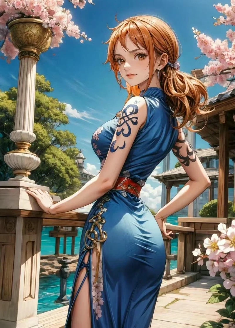 Nami trong phong cách 3D