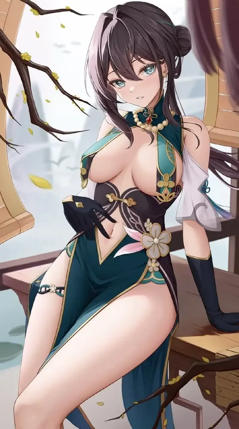 Anime gái xinh mặc bikini