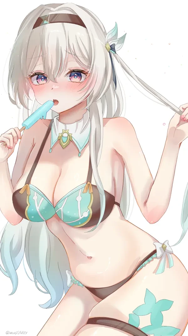 Gái anime mặc bikini đầy cá tính