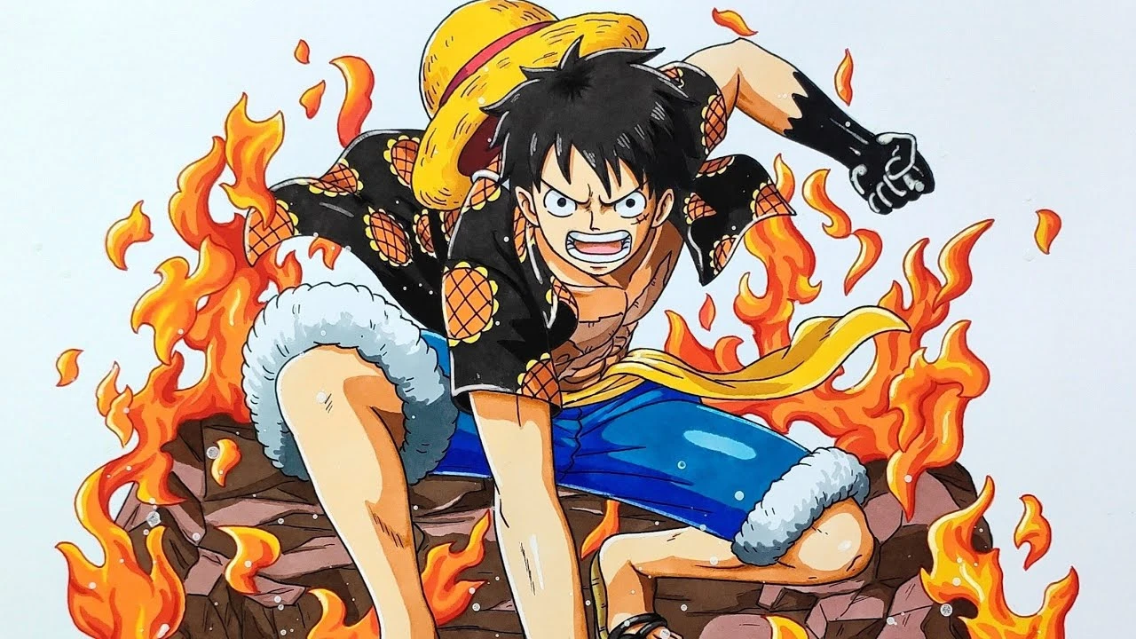 Hình ảnh Luffy trong Gear Second