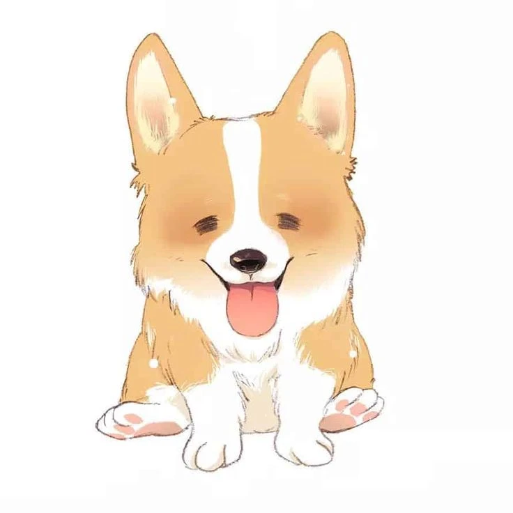 Chó Shiba Chibi Cute