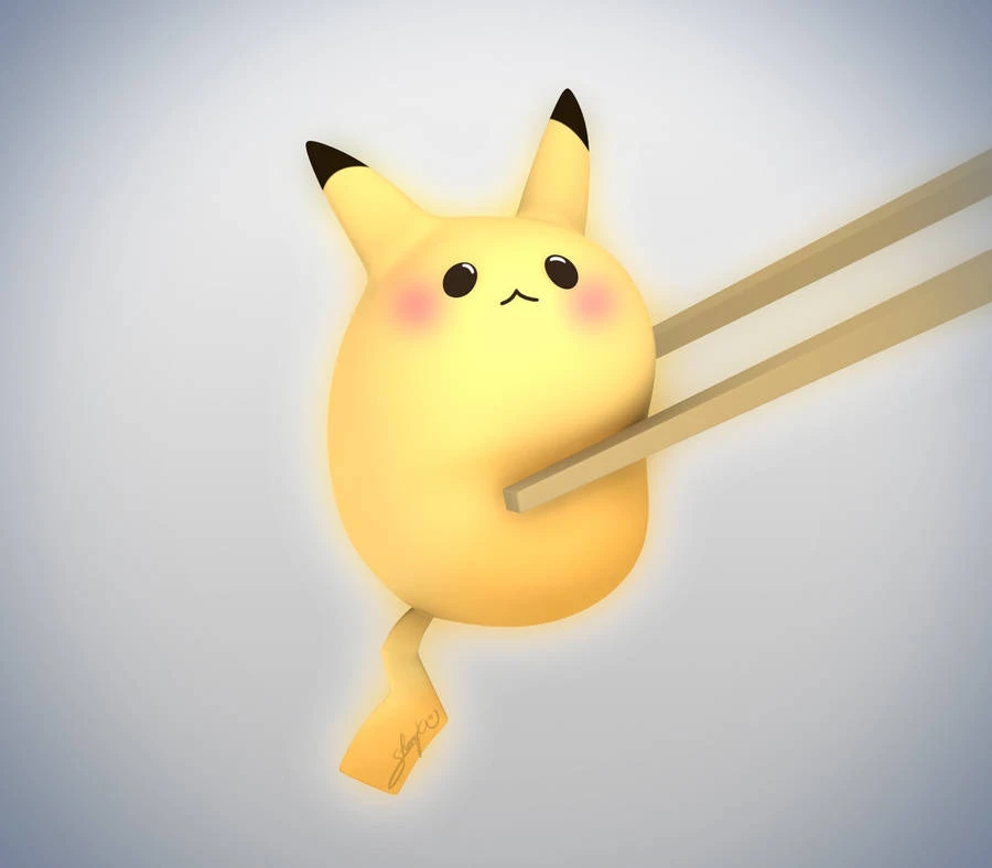 Pikachu trên đũa