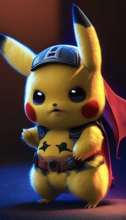 Pikachu mặt cận cảnh