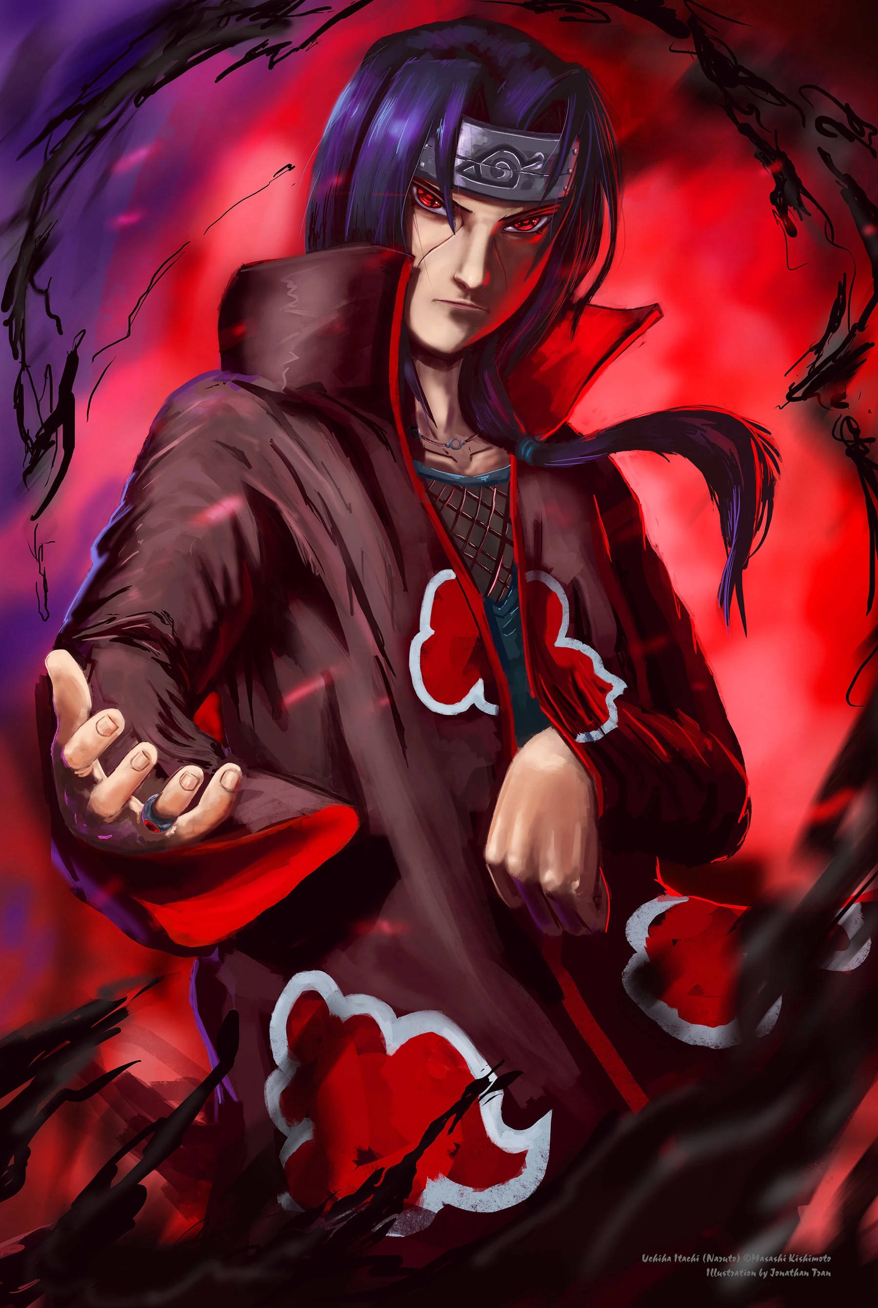 Tranh vẽ nghệ thuật của Itachi