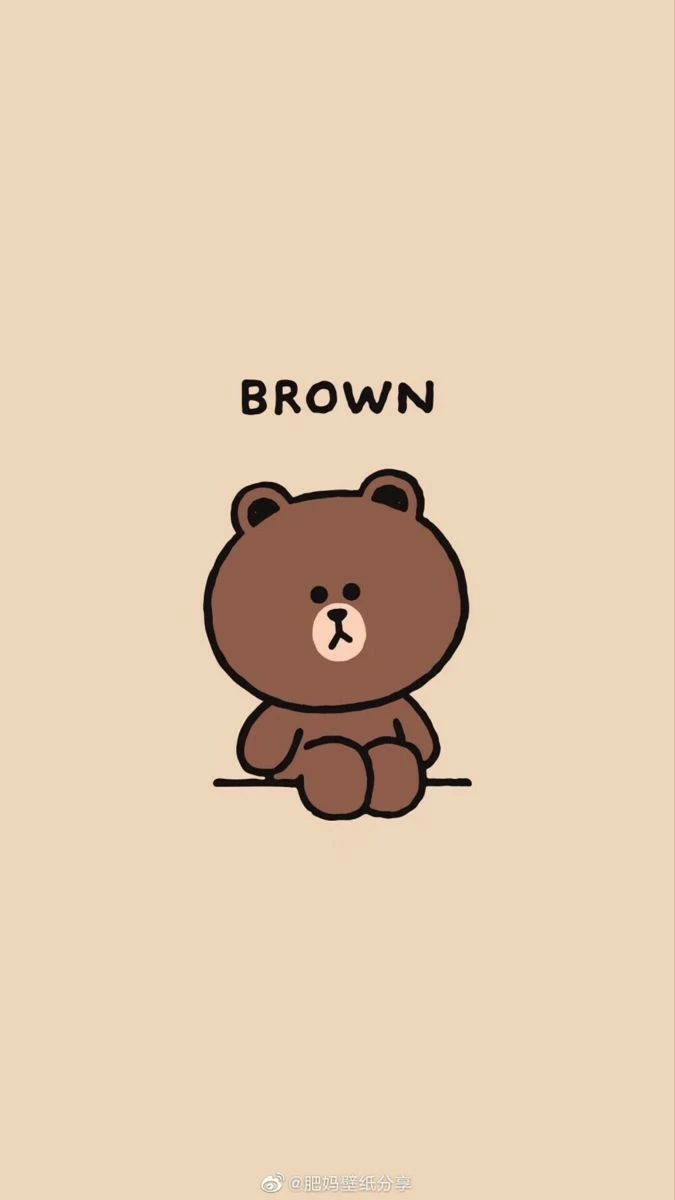 Hình nền gấu Brown cute