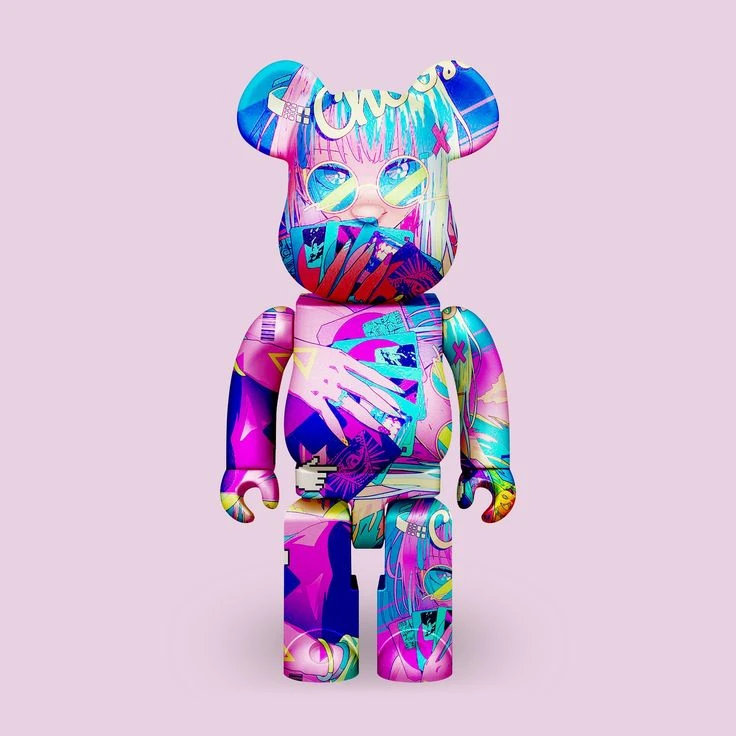 Hình nền Bearbrick với màu sắc đặc sắc