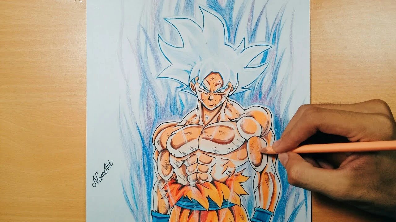 Hình ảnh Goku hoàn thiện