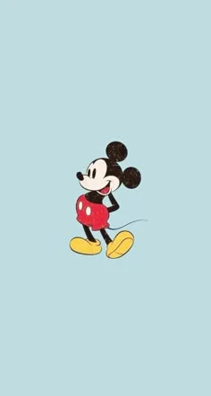 Hình nền vui vẻ với bạn bè của Mickey