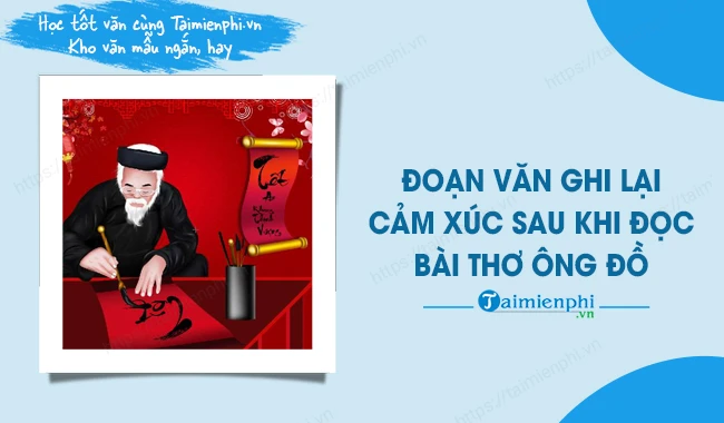 Cảm xúc của em sau khi đọc bài thơ