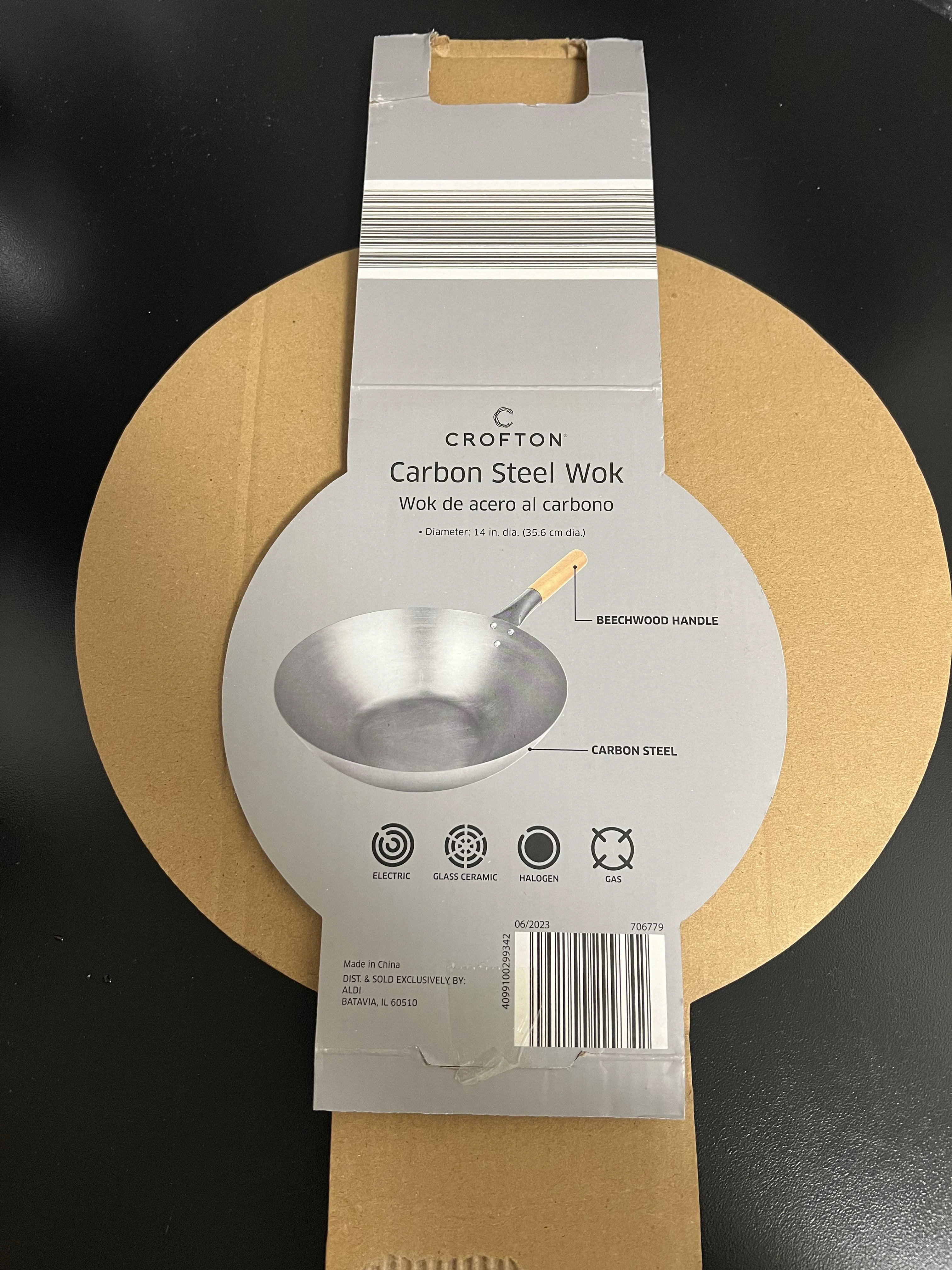 Carbon steel woks