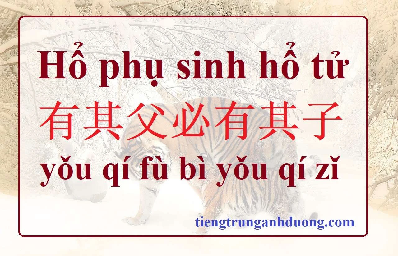 Hổ phụ sinh hổ tử