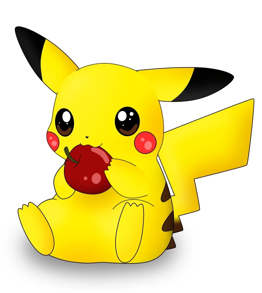 Pikachu dễ thương với biểu cảm đáng yêu