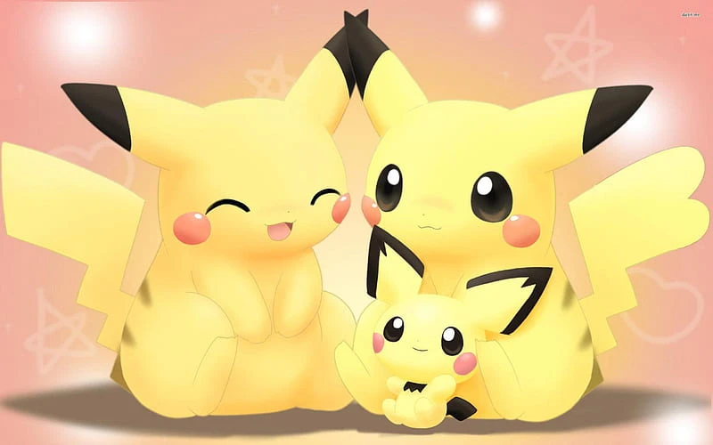 Nghệ thuật Pikachu trên nền sáng