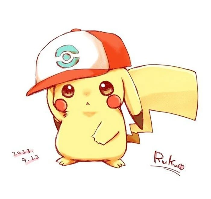 Pikachu đáng yêu trong không gian sống động