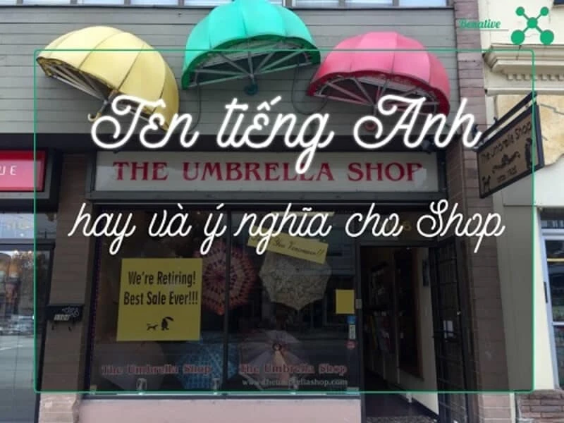 Tên shop độc đáo