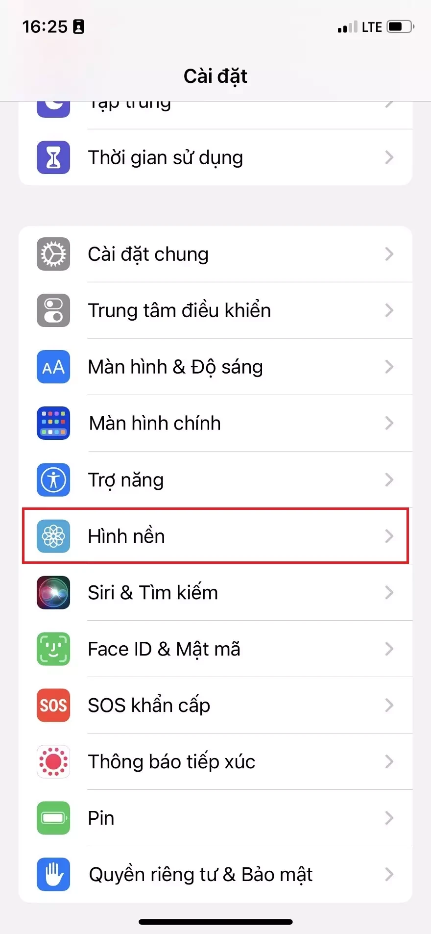 Thêm video làm hình nền