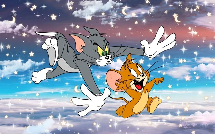 Hình nền nghệ thuật Tom và Jerry