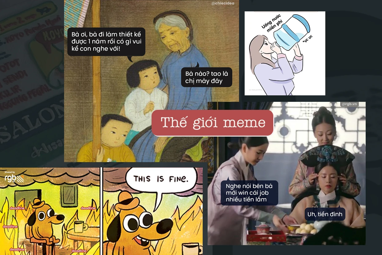 Meme về cuộc sống designer