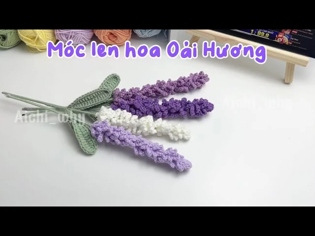 Hướng dẫn cách móc hoa lavender