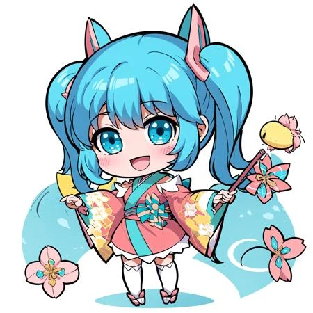 Hình ảnh kimono chibi 6