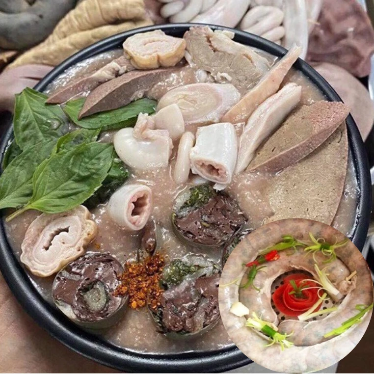 Nguyên liệu làm cháo lòng