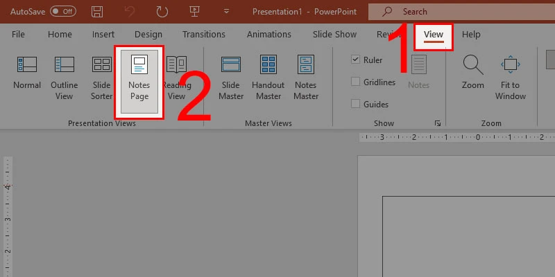 Ví dụ về tiêu đề trong PowerPoint