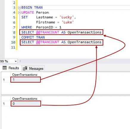 Thao tác rõ ràng trong SQL