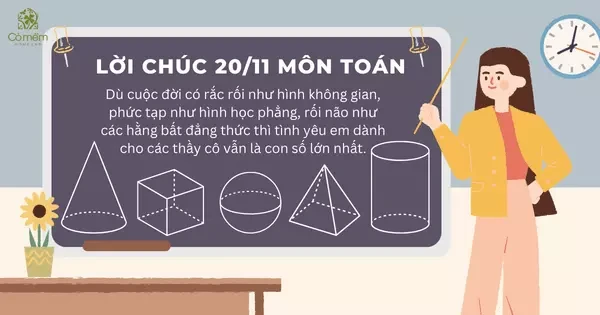 Chúc thầy cô có một ngày 20/11 thật nhiều niềm vui