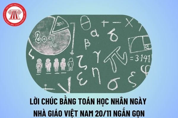 Lời chúc bằng Toán học nhân ngày Nhà giáo Việt Nam