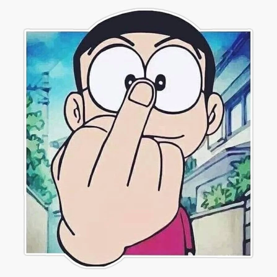 Hình dán Nobita đáng yêu