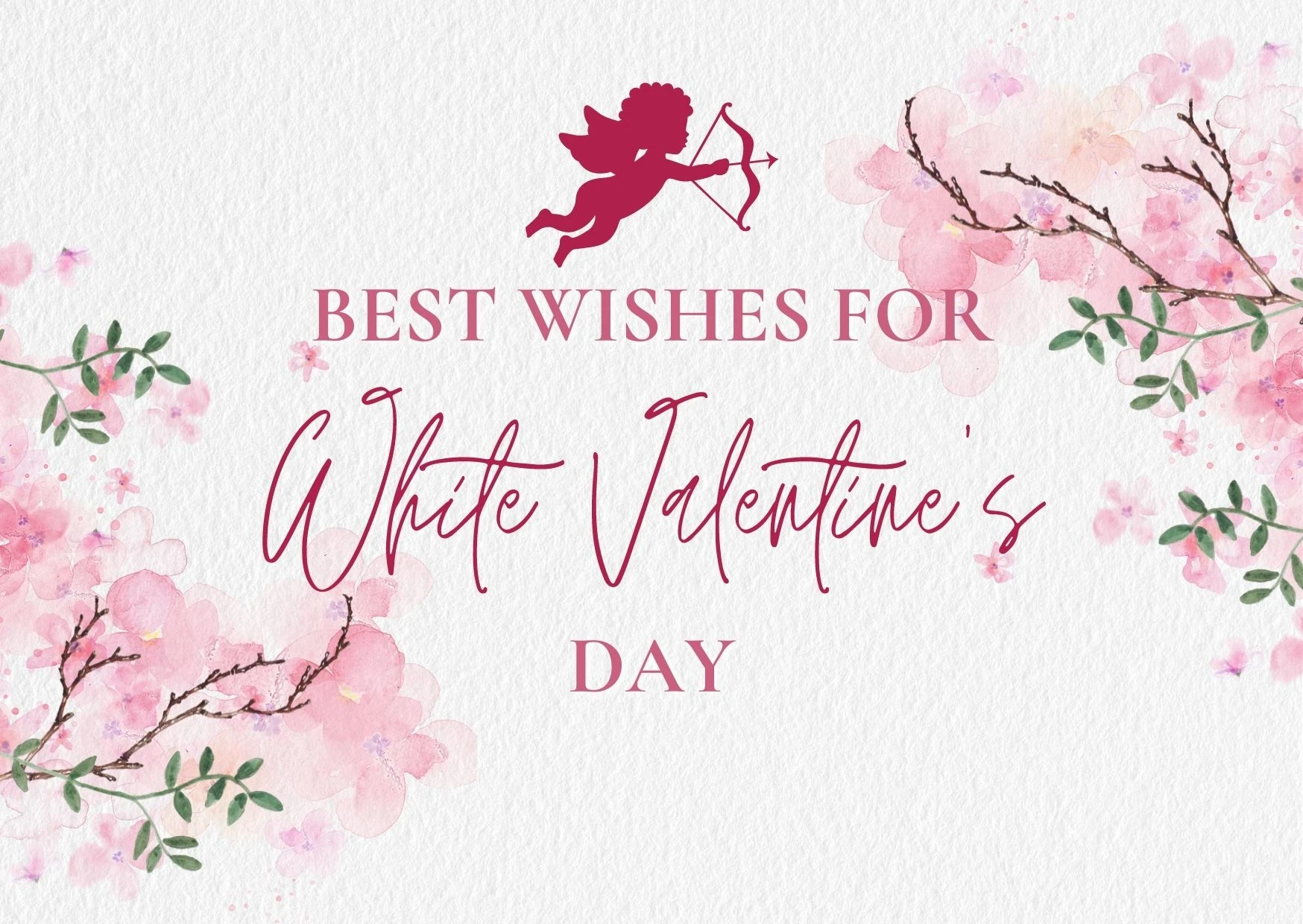 Thiệp Valentine trắng đẹp