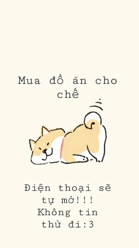 Hình nền cute có chữ