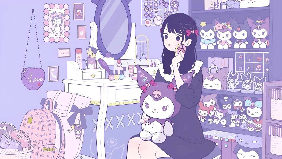 Biểu cảm hài hước của Kuromi