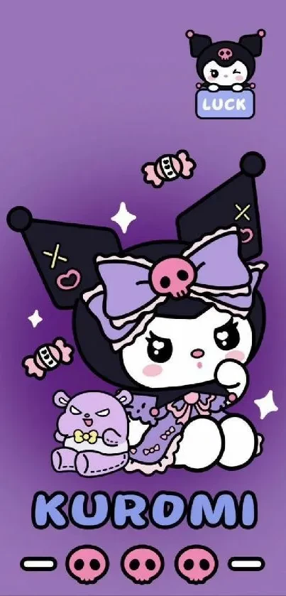 Hình nền kuromi đơn giản