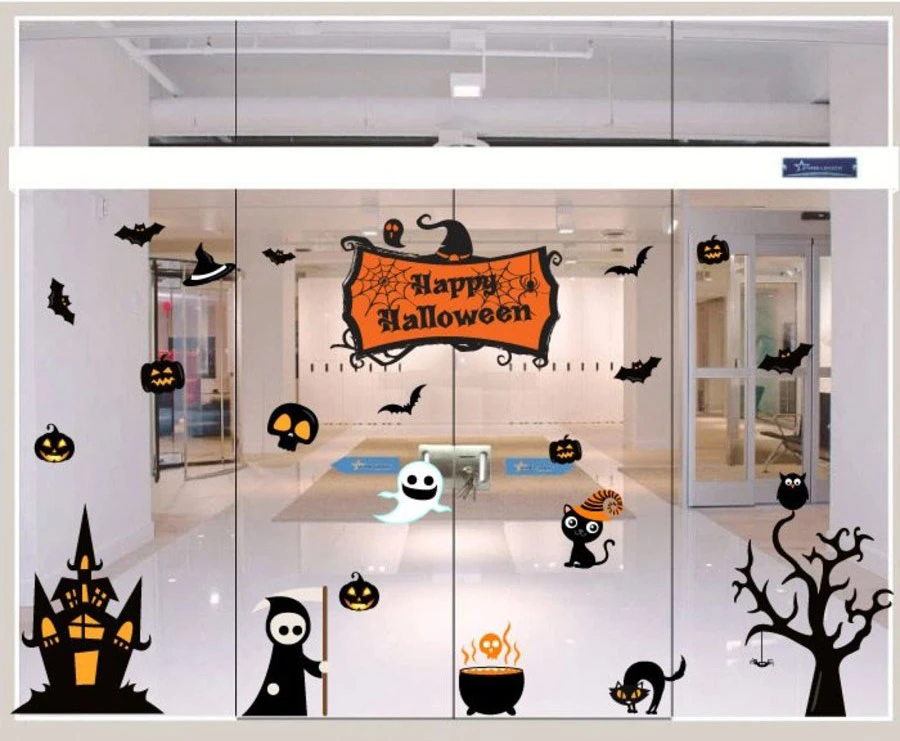 Trang trí cửa sổ Halloween