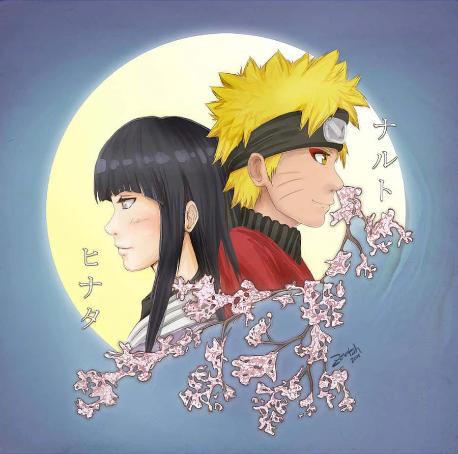 Naruto và Hinata trong khoảnh khắc lãng mạn