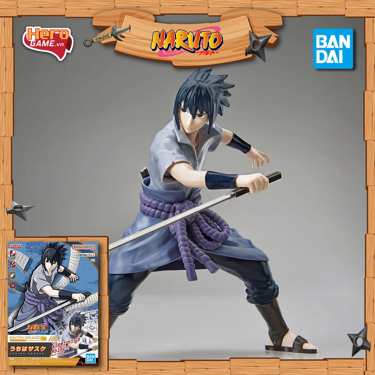 Mô hình Sasuke với phụ kiện