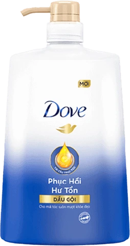 Dầu gội Dove óng mềm tự nhiên
