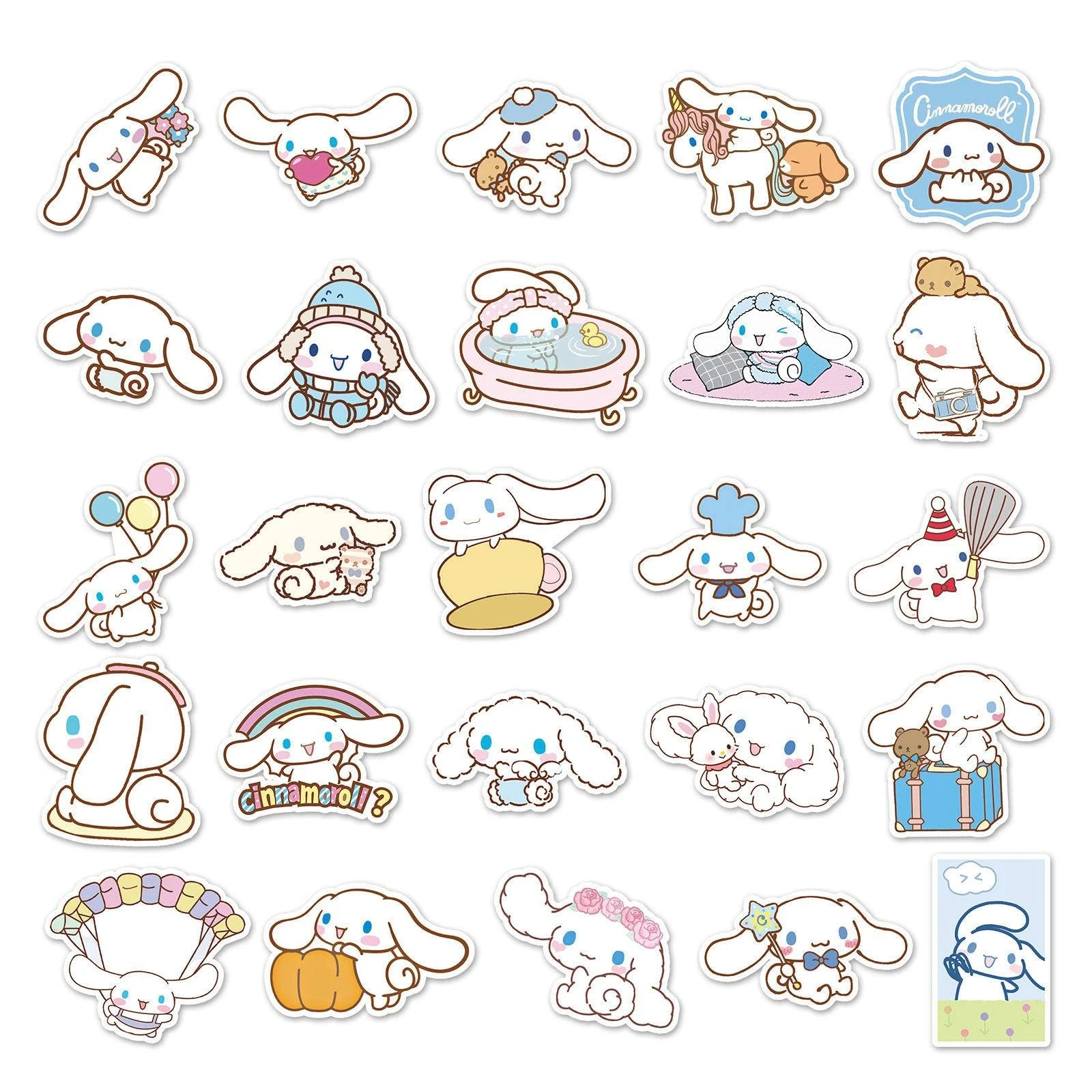 Cinnamoroll Rainbow Vinyl Sticker