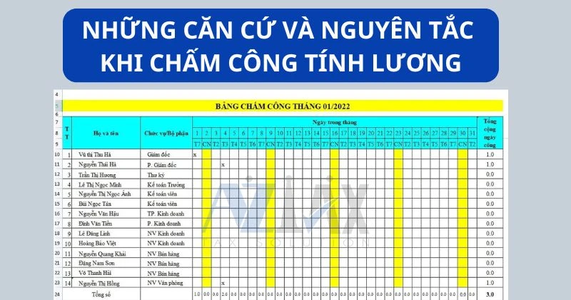 Phần mềm hỗ trợ chấm công