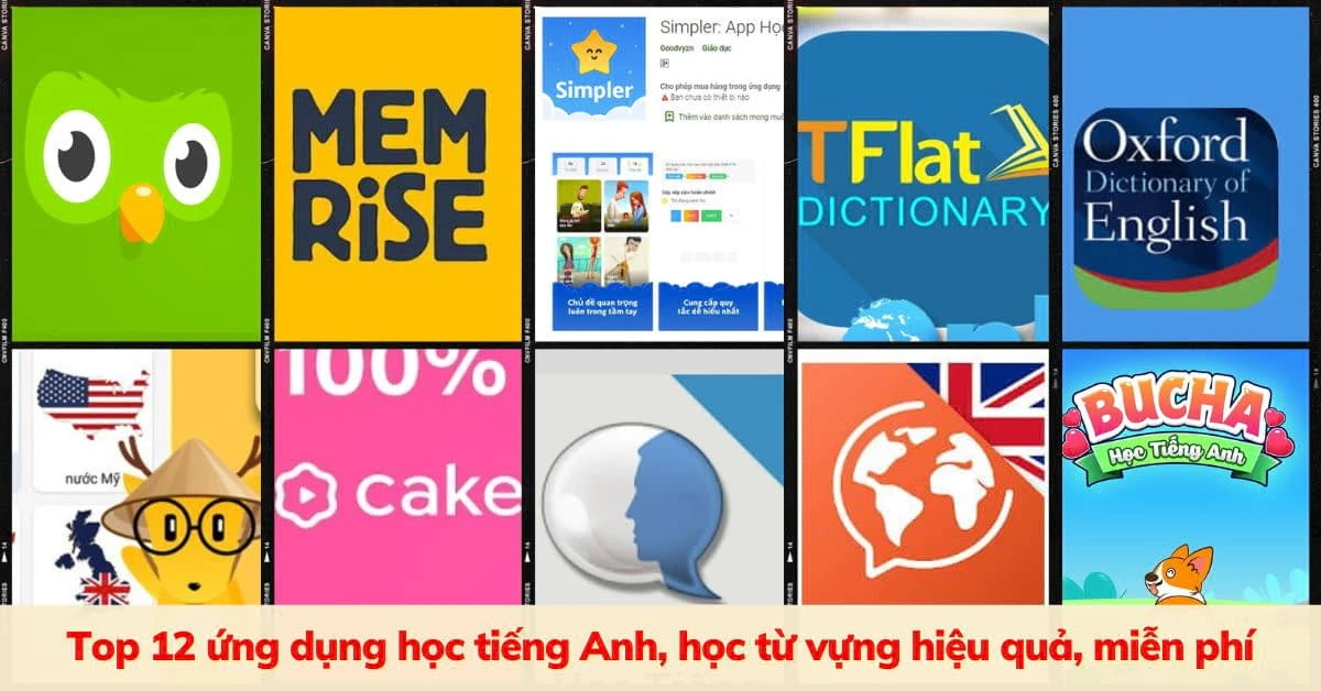 Học tiếng Anh bằng app