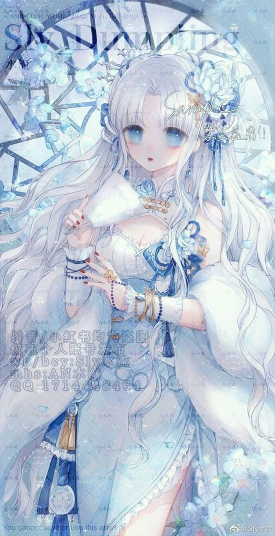 Anime với bầu trời xanh trong