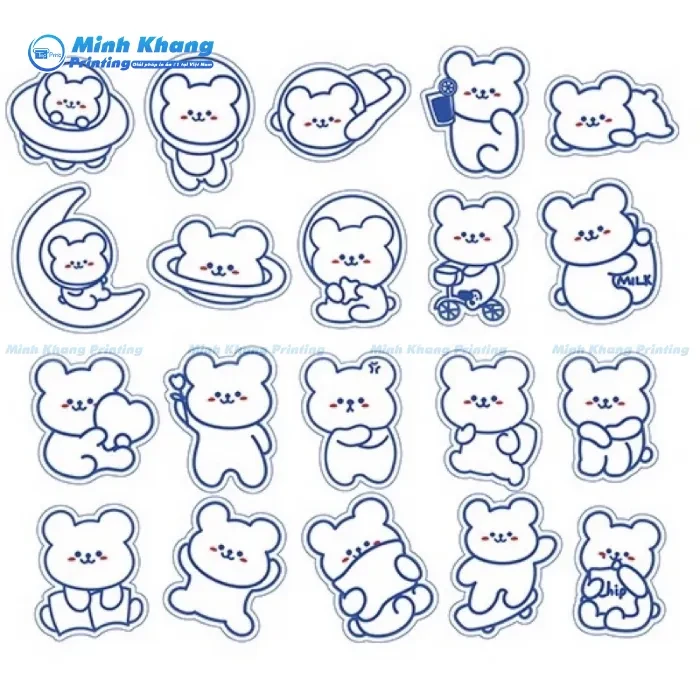 Gấu cute trắng