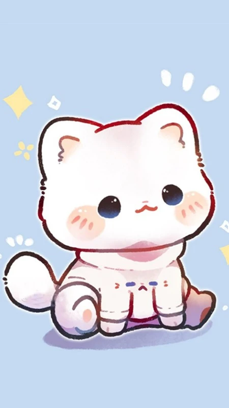 Mèo chibi ngầu
