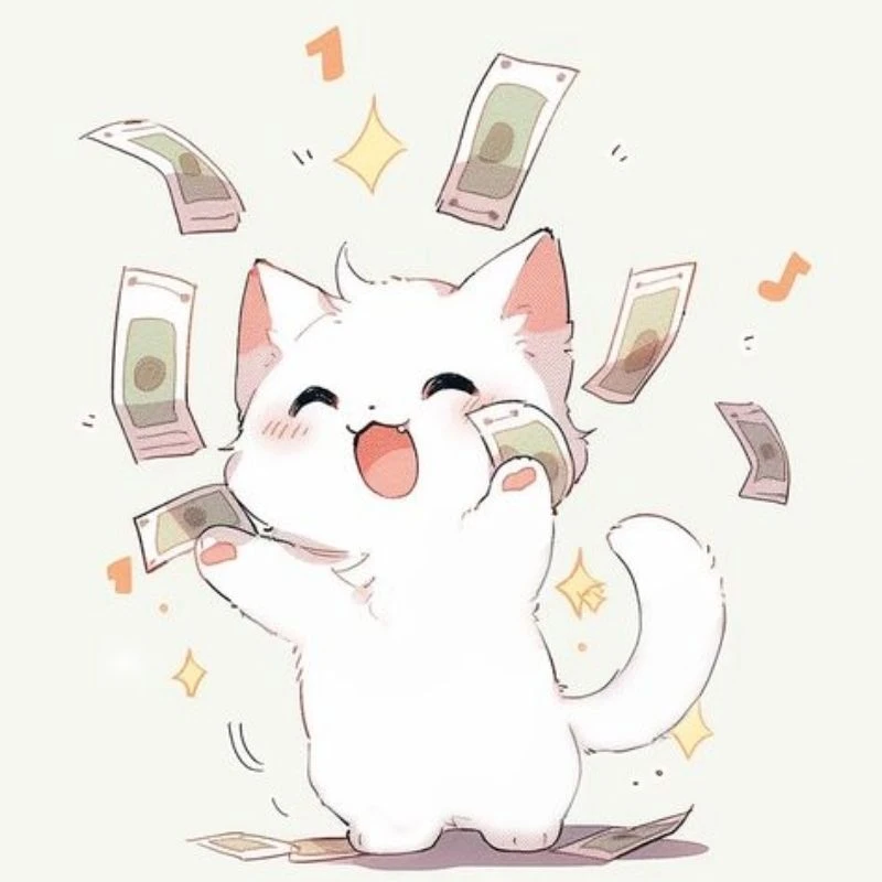 Mèo chibi đáng yêu