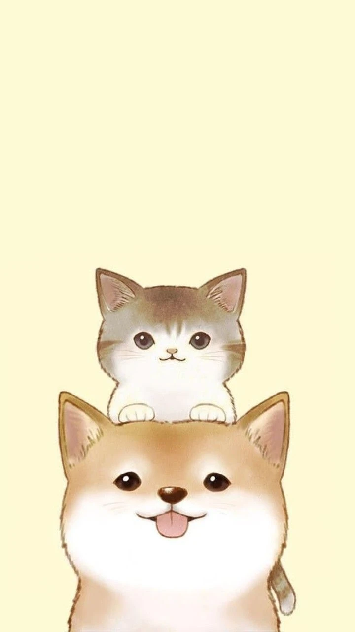 Hình nền mèo chibi