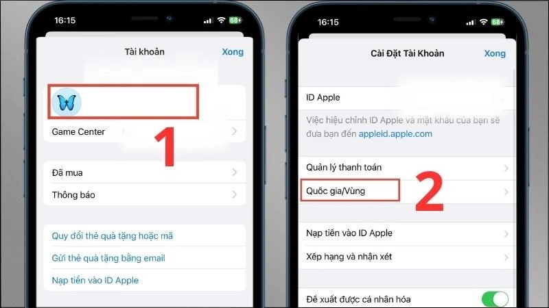 Quy trình chuyển vùng iPhone sang Singapore