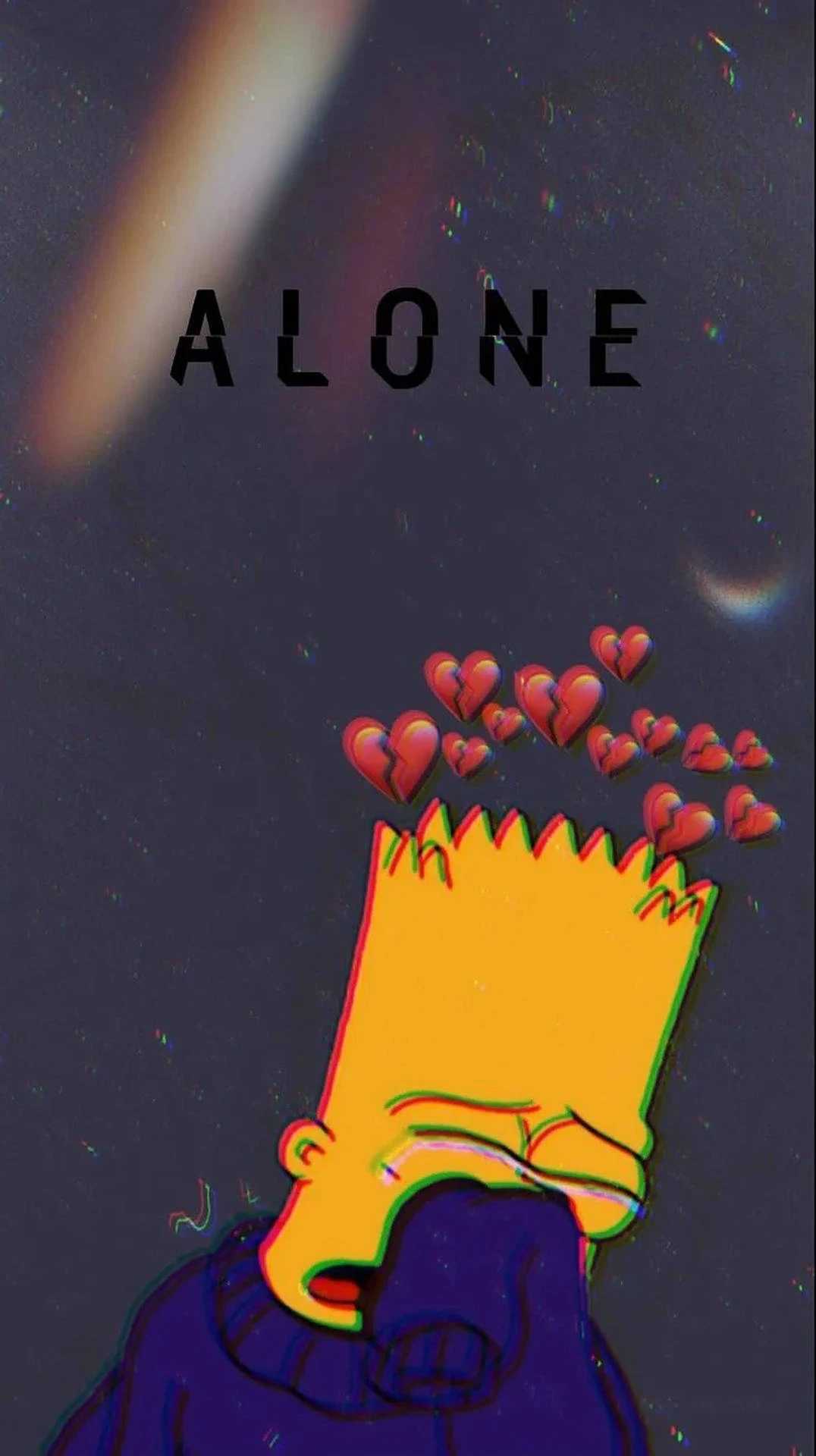 Bart Simpson cô đơn