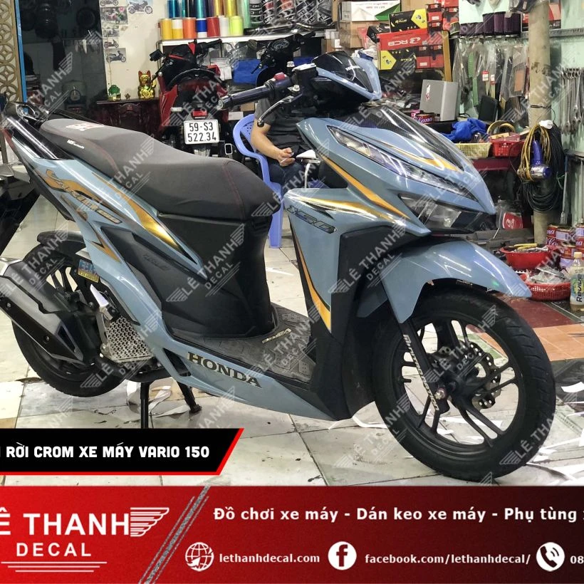 Tem rời crom cho Vario 150